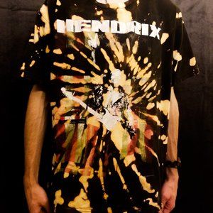 Jimi Hendrix XL Bleach Wash T-Shirt